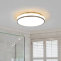 LED taklampe Lyss glass krom forfra