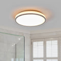 LED taklampe Lyss krom glass Ø40 cm forfra