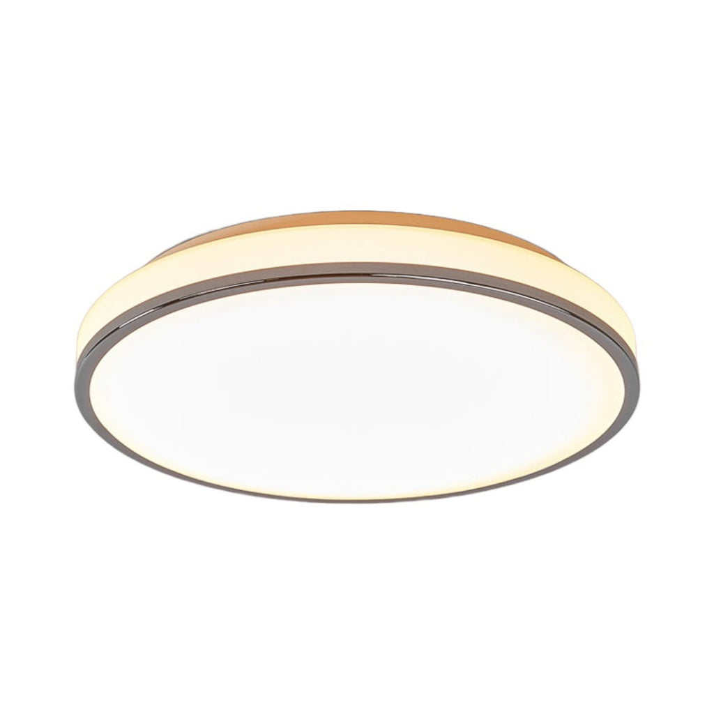 LED taklampe Lyss krom glass Ø40 cm nærbilde av glass