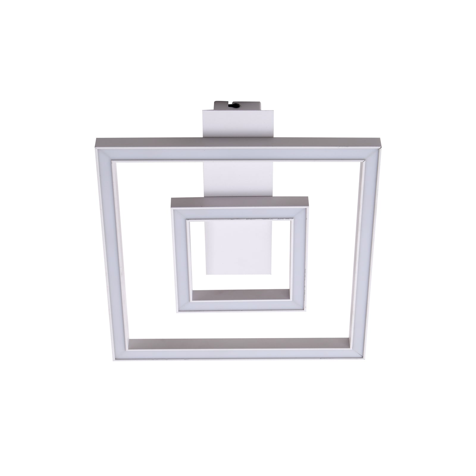 Montert LED taklampe Madamo hvit 30x30 cm 21W varmhvit i rom