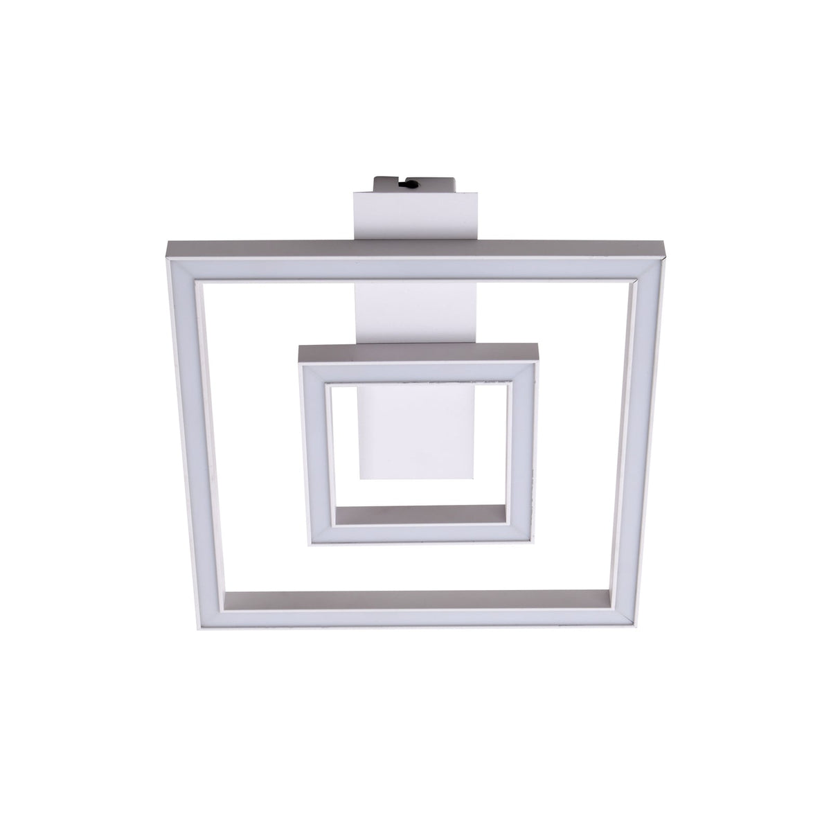 Montert LED taklampe Madamo hvit 30x30 cm 21W varmhvit i rom