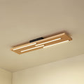 LED taklampe Madero furu 90x20 cm varmhvit 14W forfra