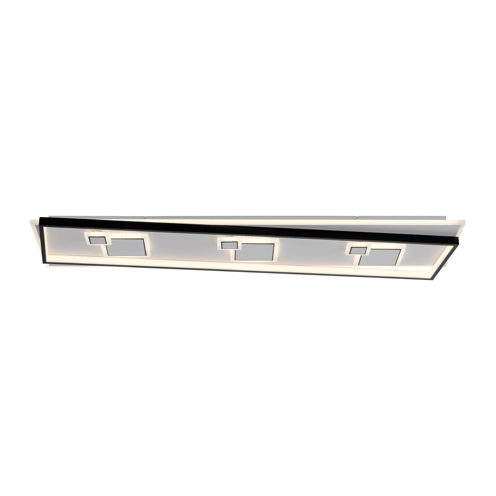 LED taklampe Mailak svart aluminium 97 cm front