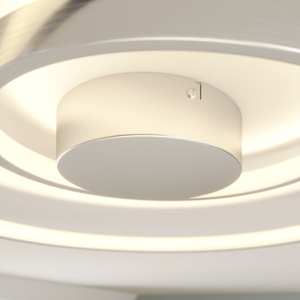 LED taklampe Maire montert i stue