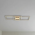 LED taklampe Mairin matt nikkel front