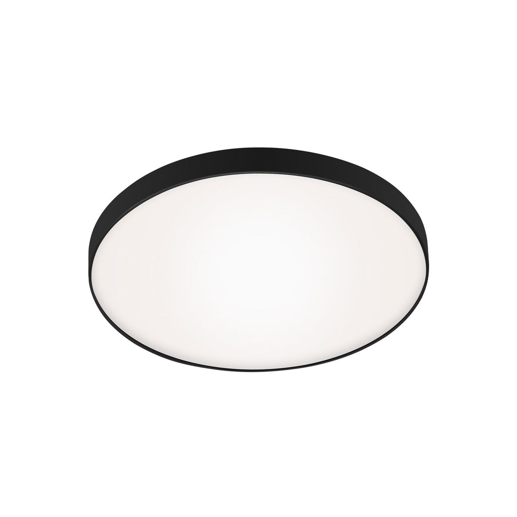 LED taklampe Malbona svart montert i rom