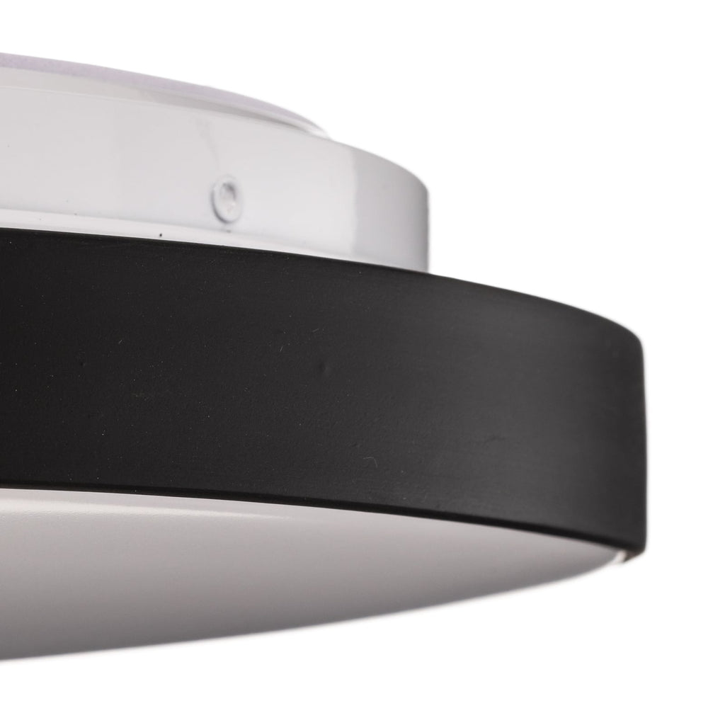 LED taklampe Malbona svart nærbilde