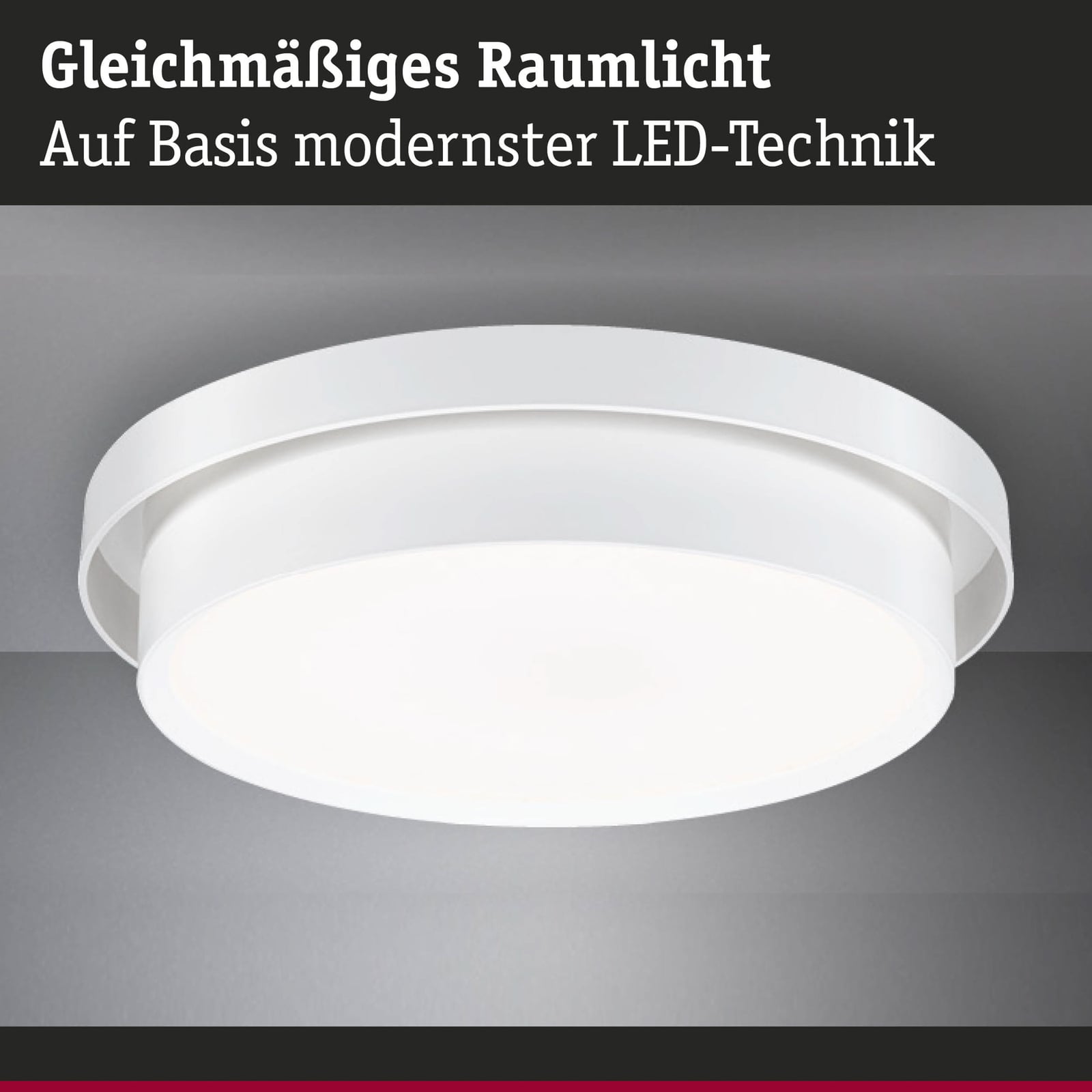 LED taklampe Malik dimbar hvit montert i tak