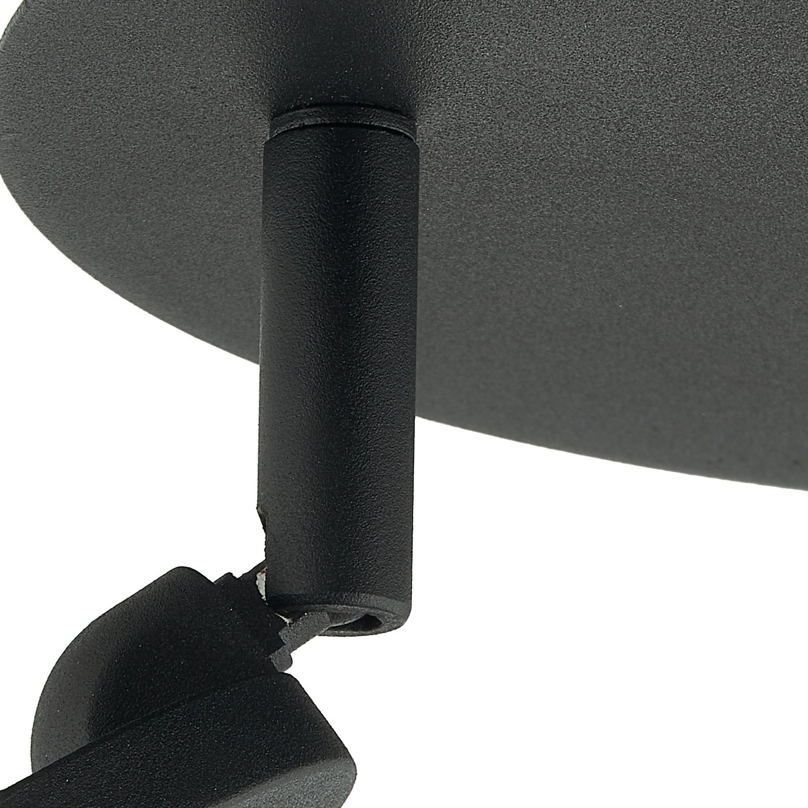 LED taklampe Manel dimbar svart jern Ø22 cm 14W varmhvit oversikt