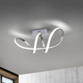 LED taklampe Maria dimbar aluminium 61 cm sett forfra