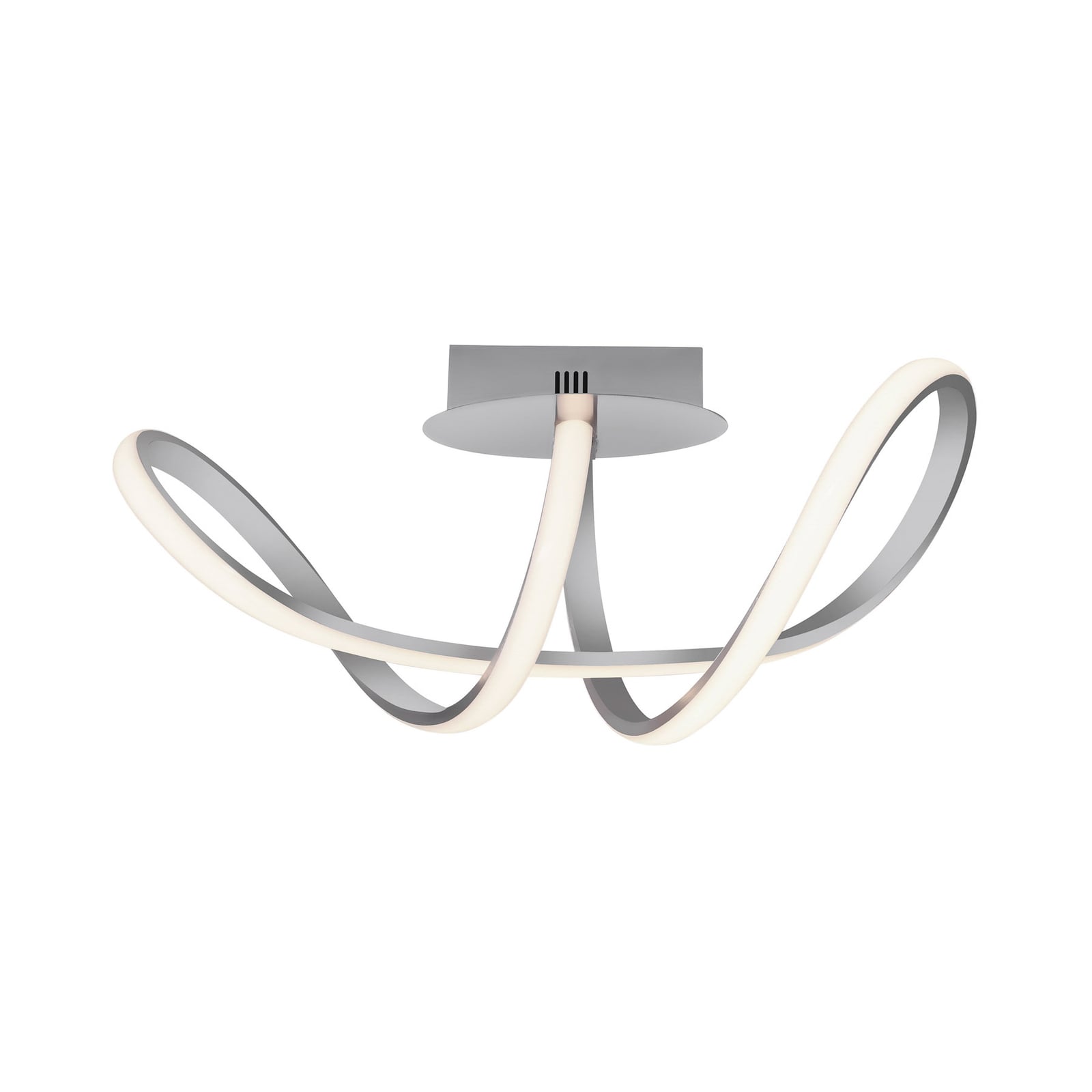 Detalj av LED taklampe Maria dimbar aluminium 61 cm
