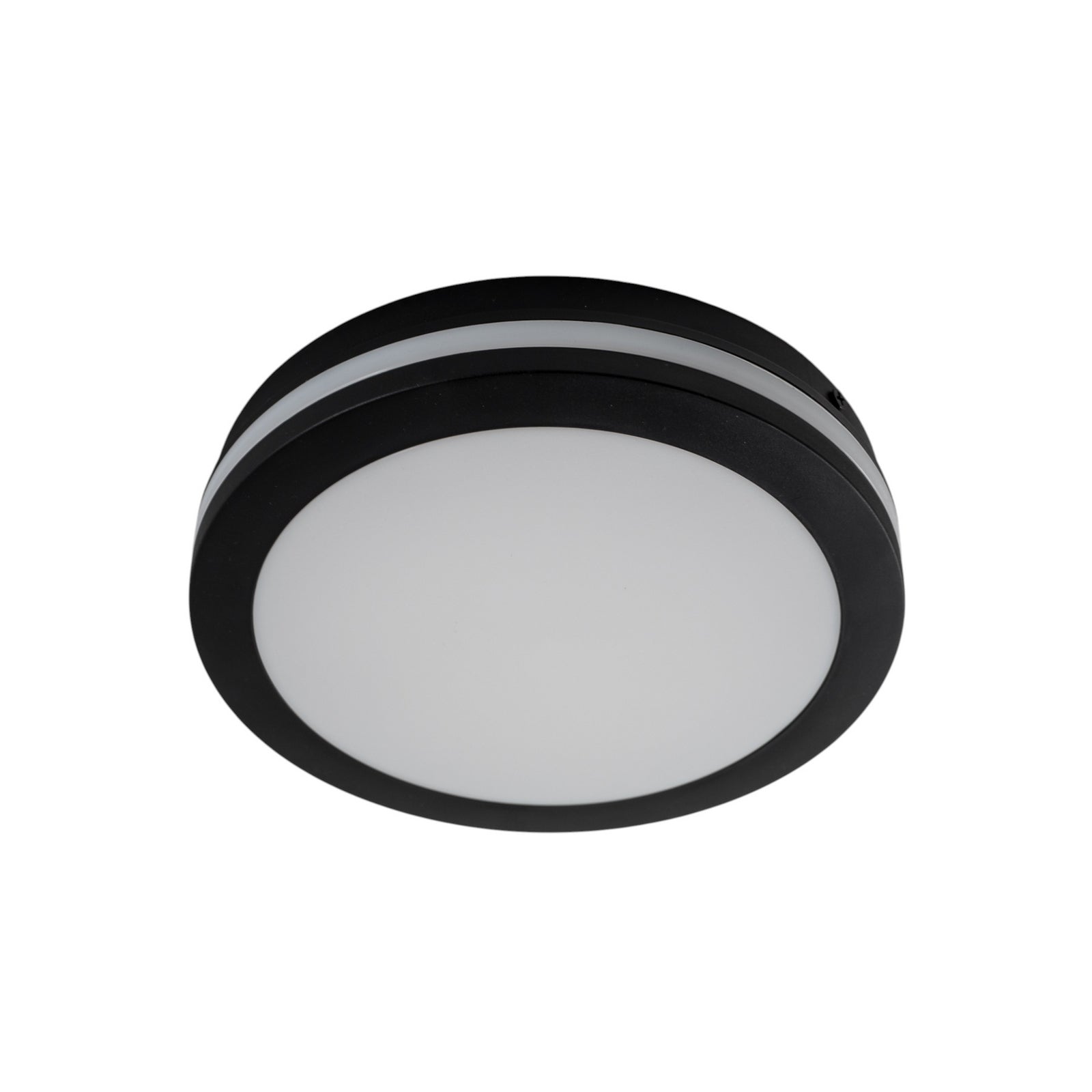 LED taklampe Marlon svart plast montert i tak