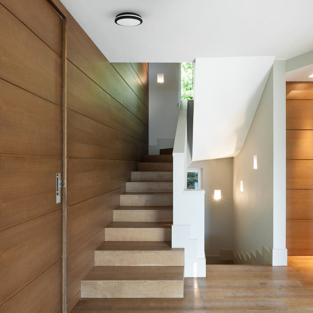 LED taklampe Marlon svart plast oversikt