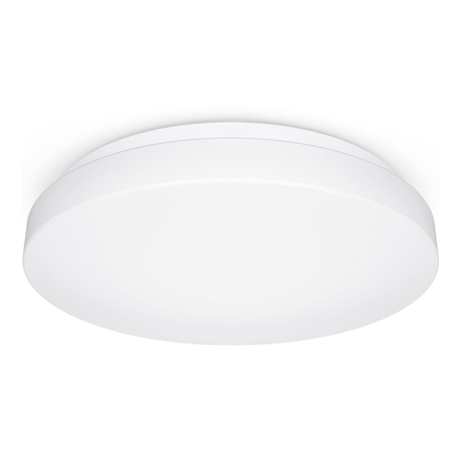 LED taklampe med bevegelsessensor hvit Ø32 cm IP54 15W varmhvit forfra