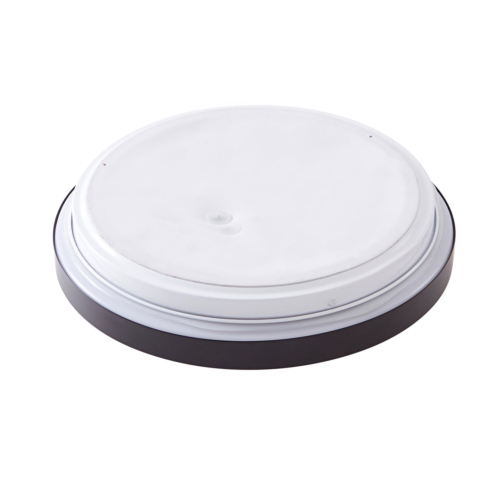 Underside av LED taklampe Medon svart plast Ø29 cm IP44