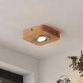 LED taklampe Mikari eik svingbar forfra