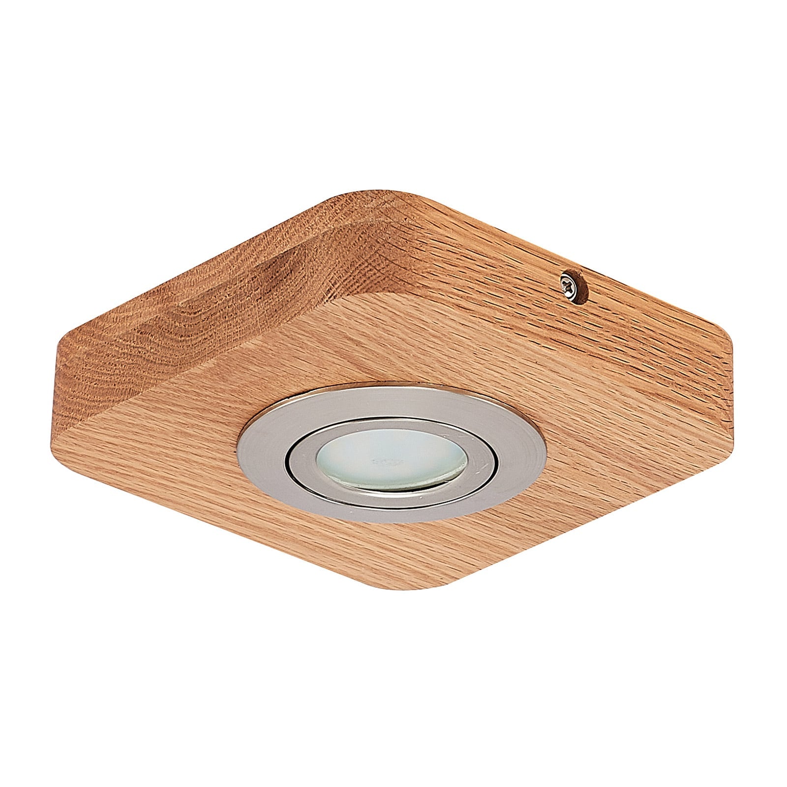 LED taklampe Mikari eik svingbar montert i tak