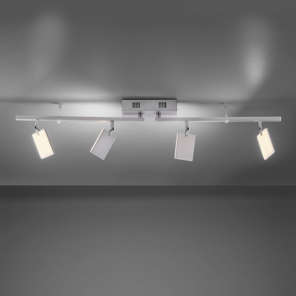 LED taklampe Mira 4-lys CCT dimbar med fjernkontroll 101 cm lyspaneler