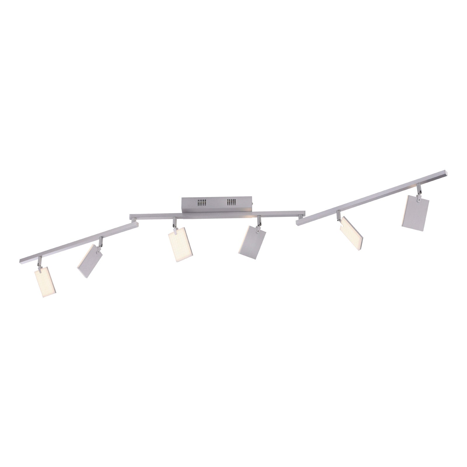 LED taklampe Mira 6-lys dimbar CCT fjernkontroll aluminium bakside