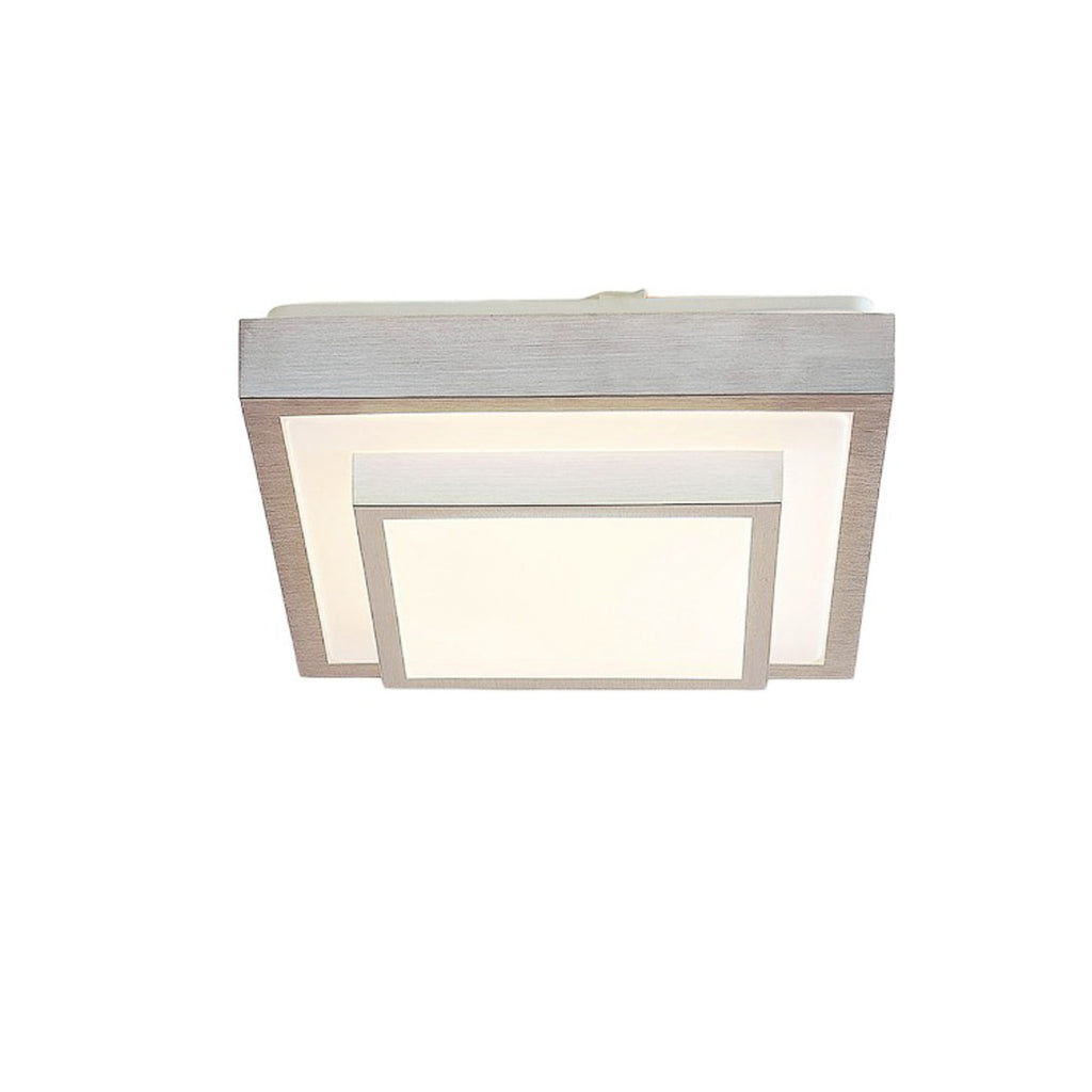 Detalj av LED taklampe Mirco kvadratisk aluminium 32x32 cm 19W