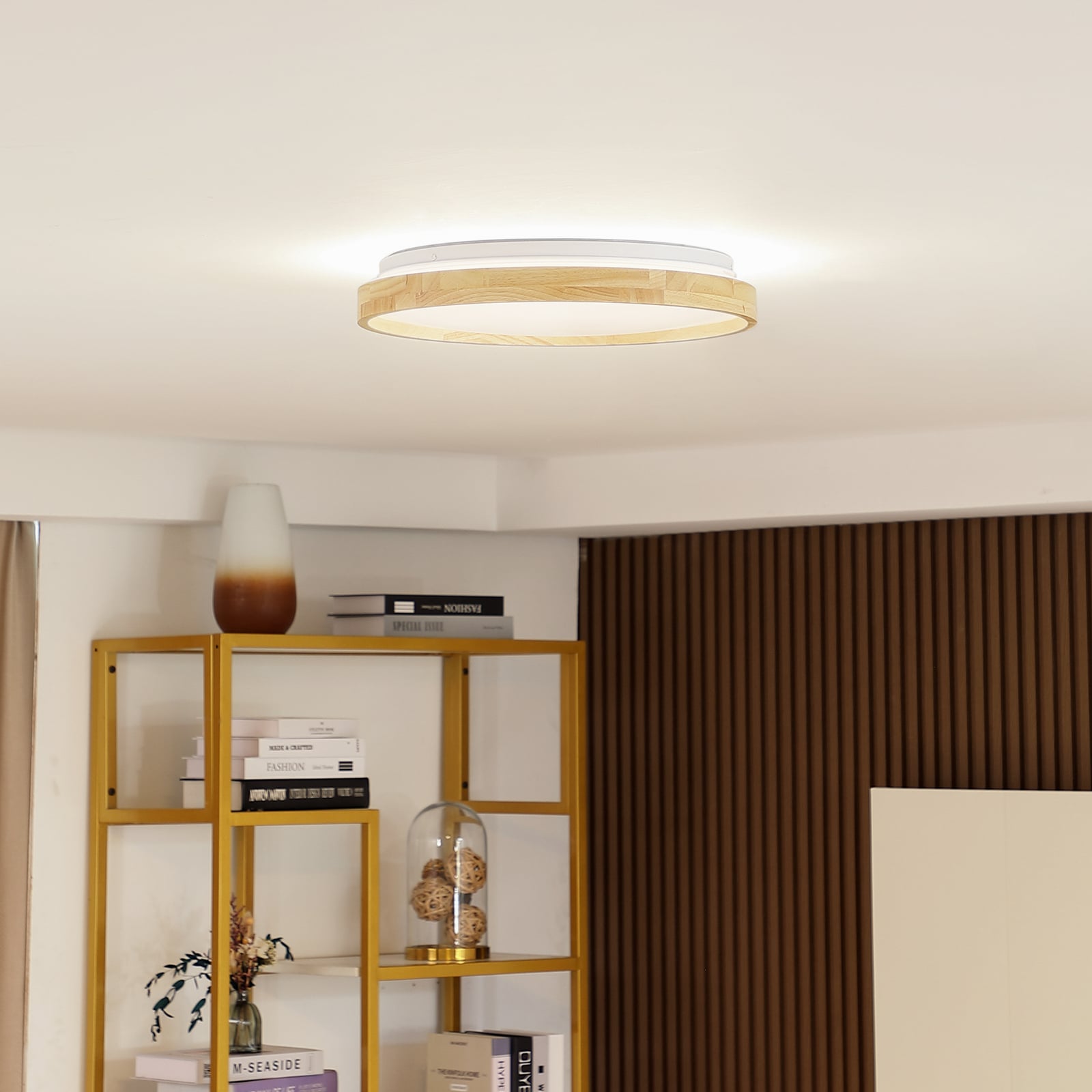 LED taklampe Mirren smart RGB tre dimbar forfra