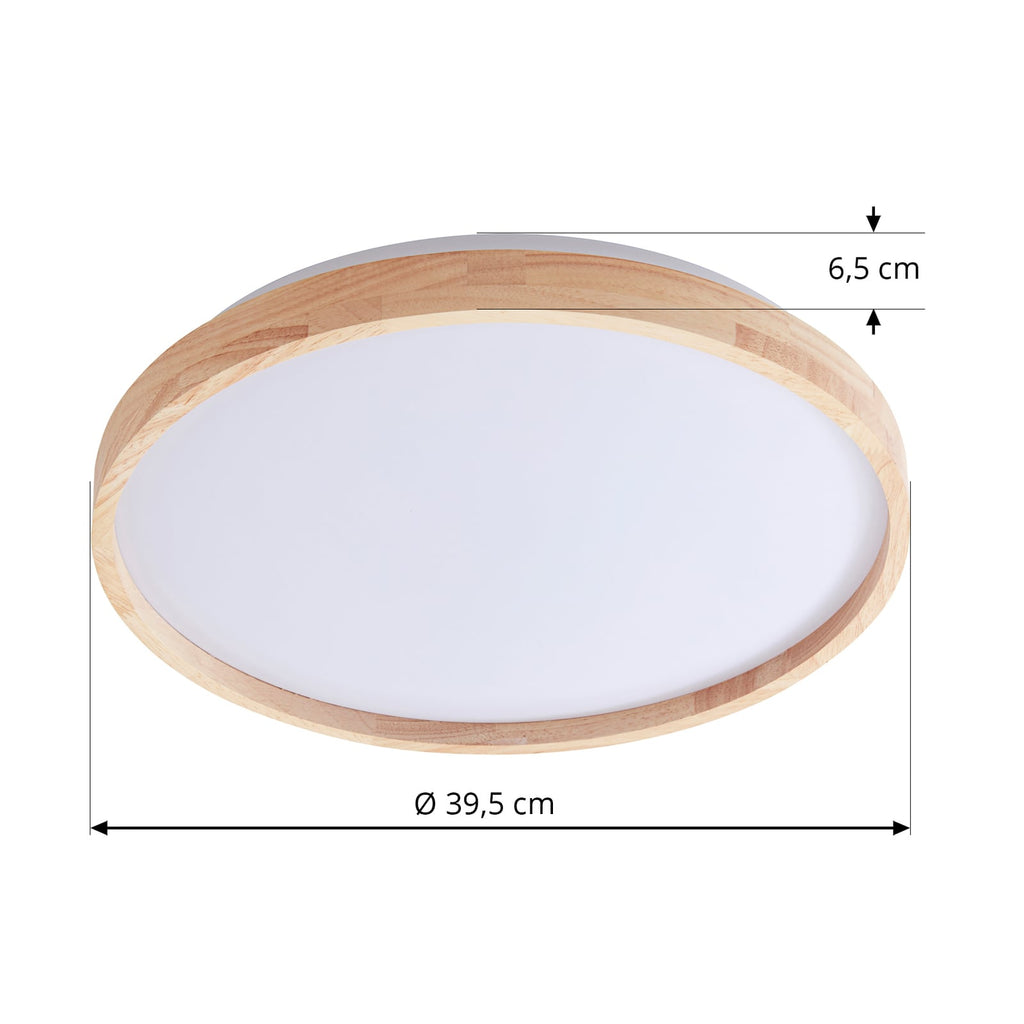 LED taklampe Mirren smart RGB tre dimbar montert i rom