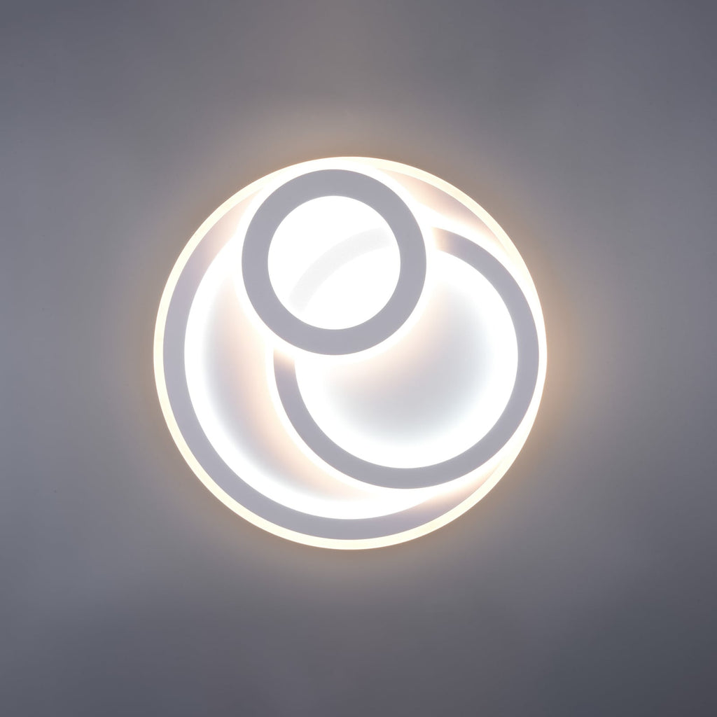 LED taklampe Mita dimbar med fjernkontroll CCT Ø51 cm bakside