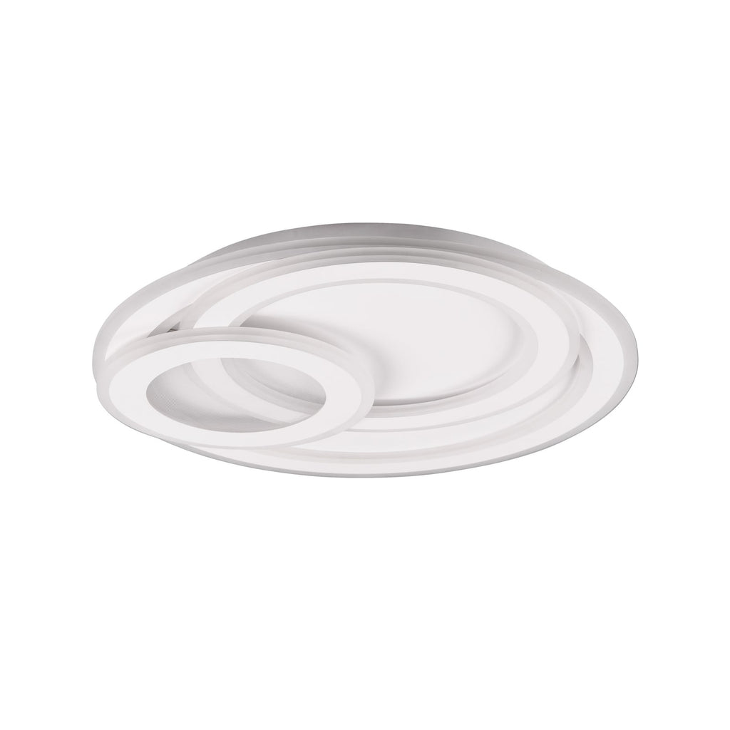 Montert LED taklampe Mita dimbar med fjernkontroll CCT Ø51 cm i rom
