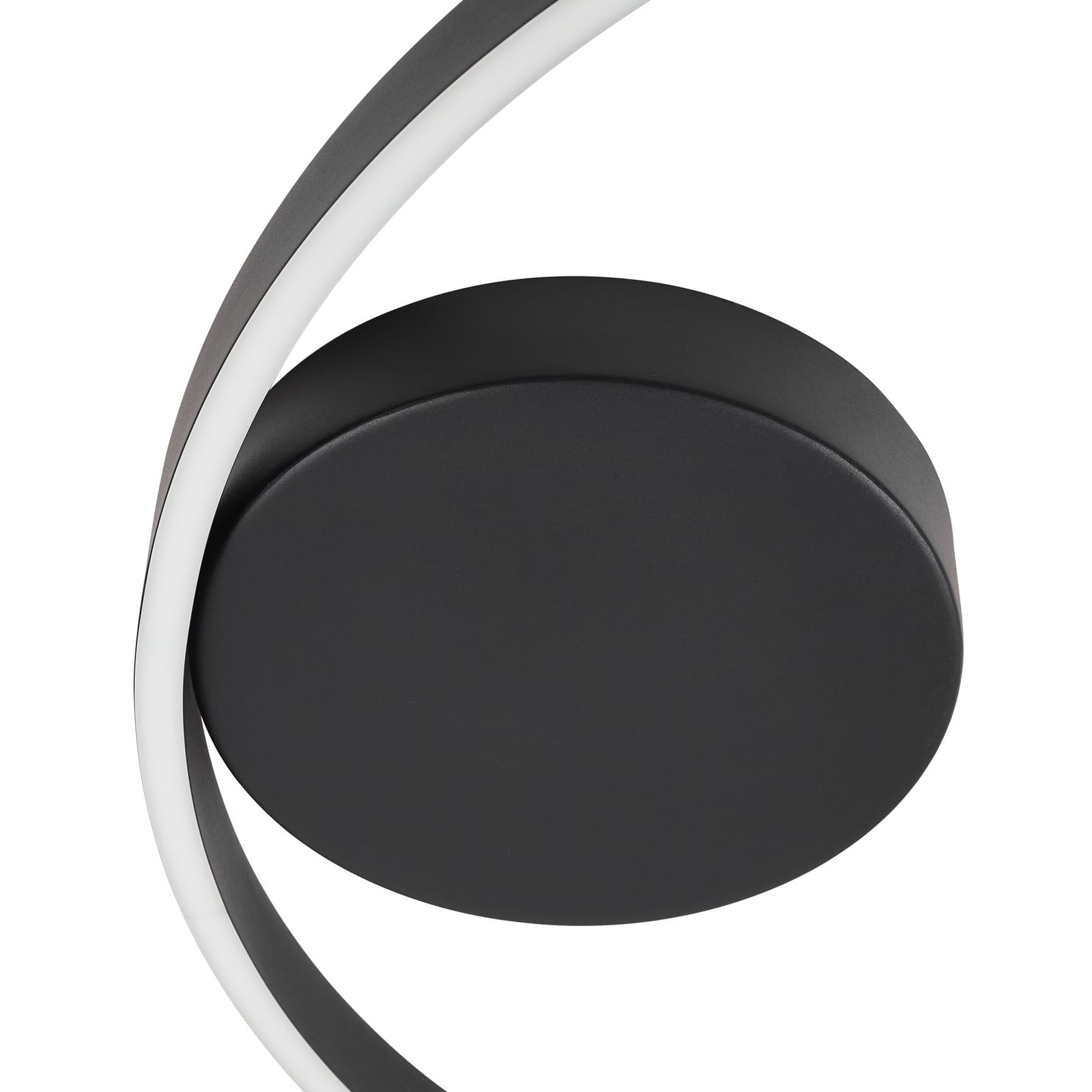 LED taklampe Moise smart dimbar CCT Ø60 cm svart side