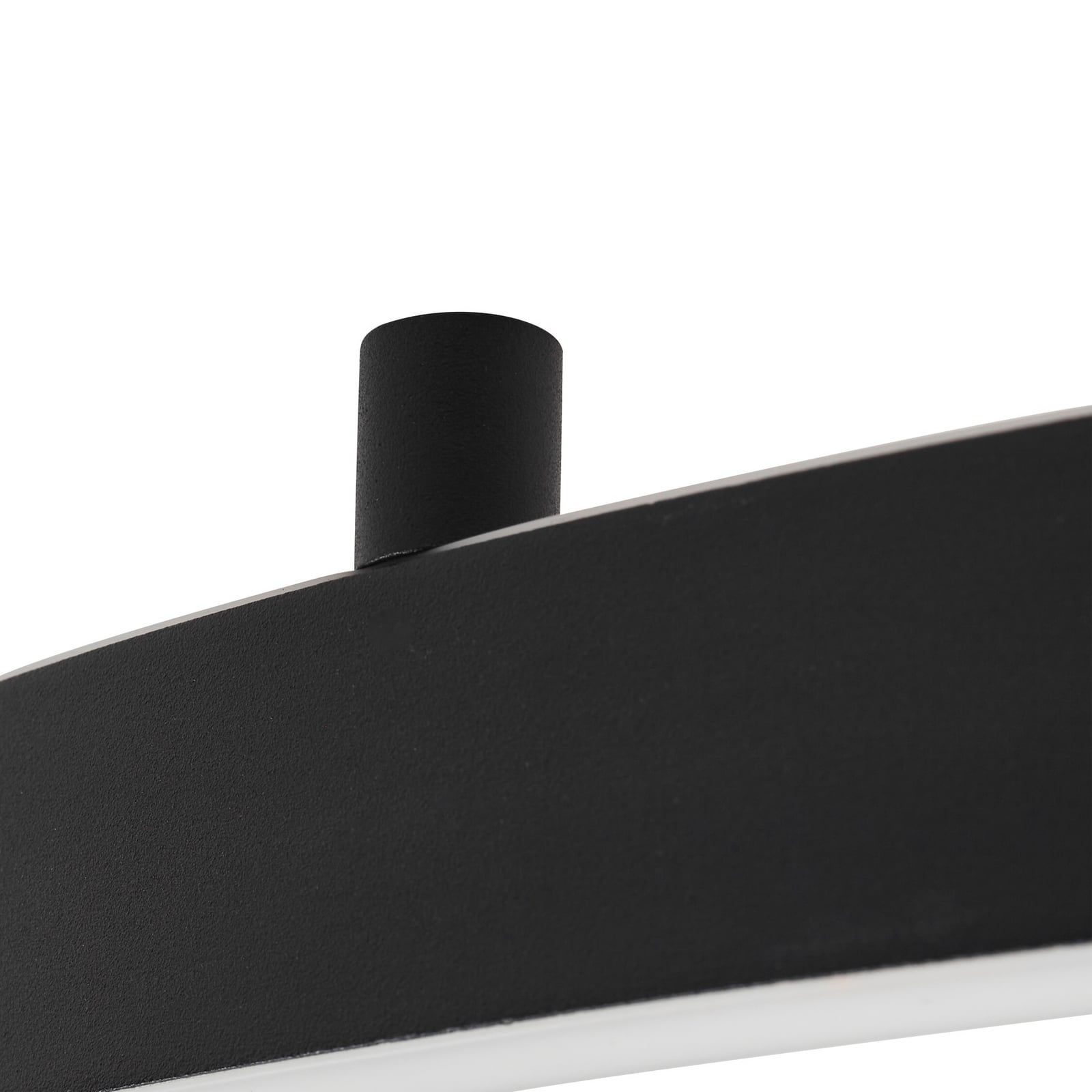 LED taklampe Moise smart dimbar CCT Ø60 cm svart appstyring