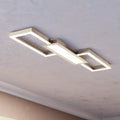 LED taklampe Monirote matt nikkel forfra