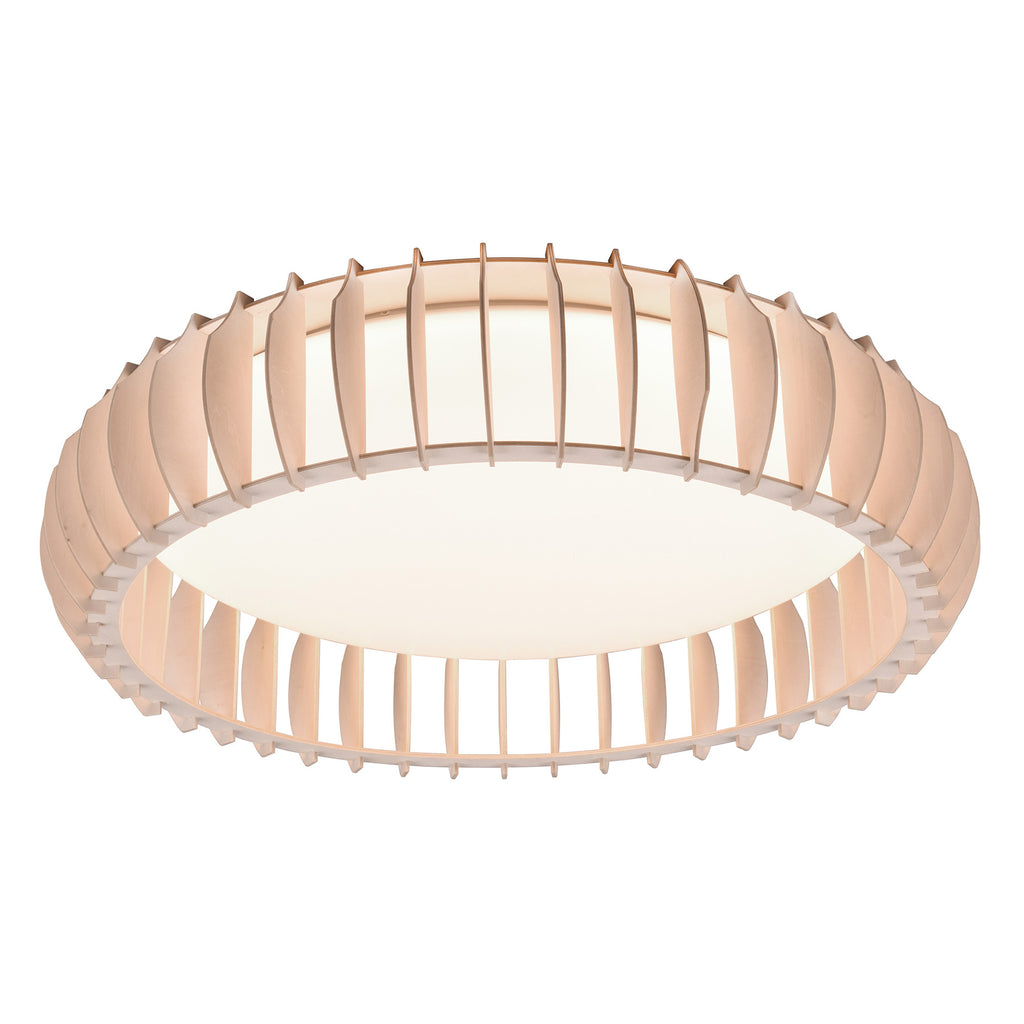 LED taklampe Monte tre/hvit Ø60 cm bakside
