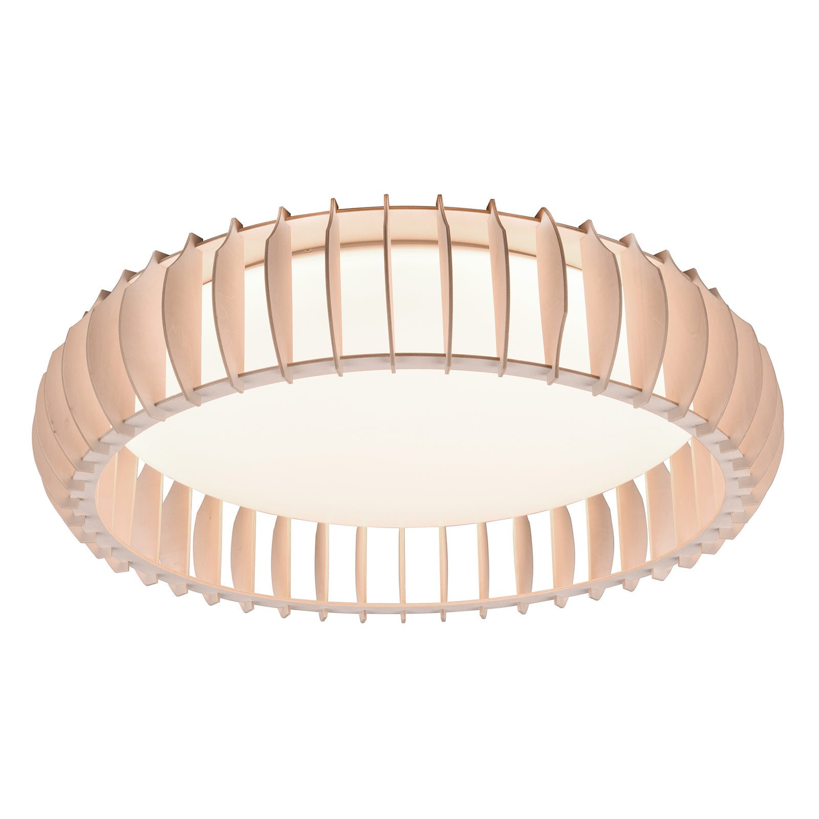 LED taklampe Monte tre/hvit Ø60 cm bakside