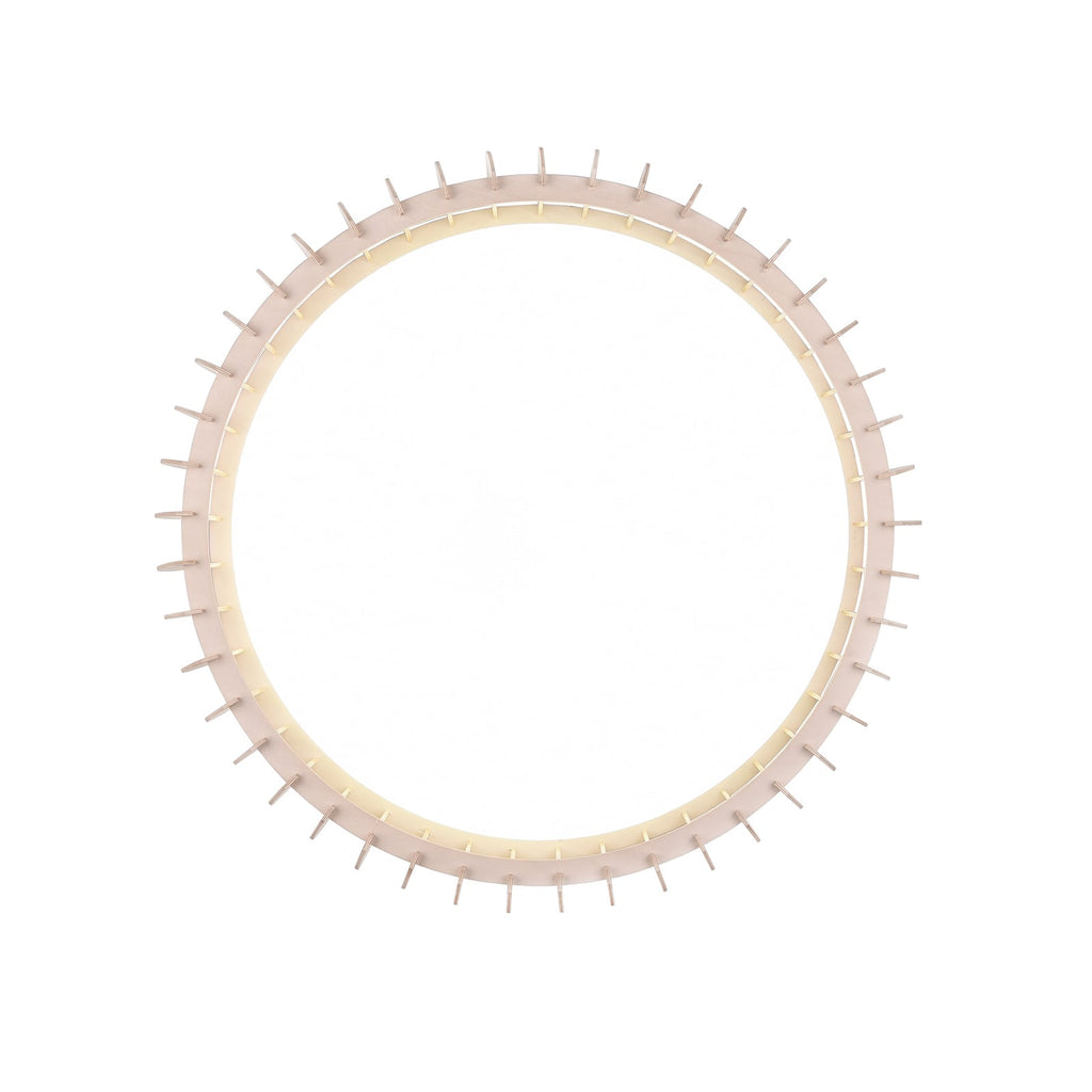LED taklampe Monte tre/hvit Ø60 cm fjernkontroll