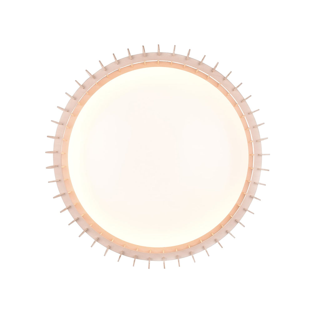 LED taklampe Monte tre/hvit Ø60 cm nærbilde av tre detaljer