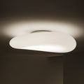 LED taklampe Mr. Magoo dimbar Ø52 cm hvit Ra90 forfra