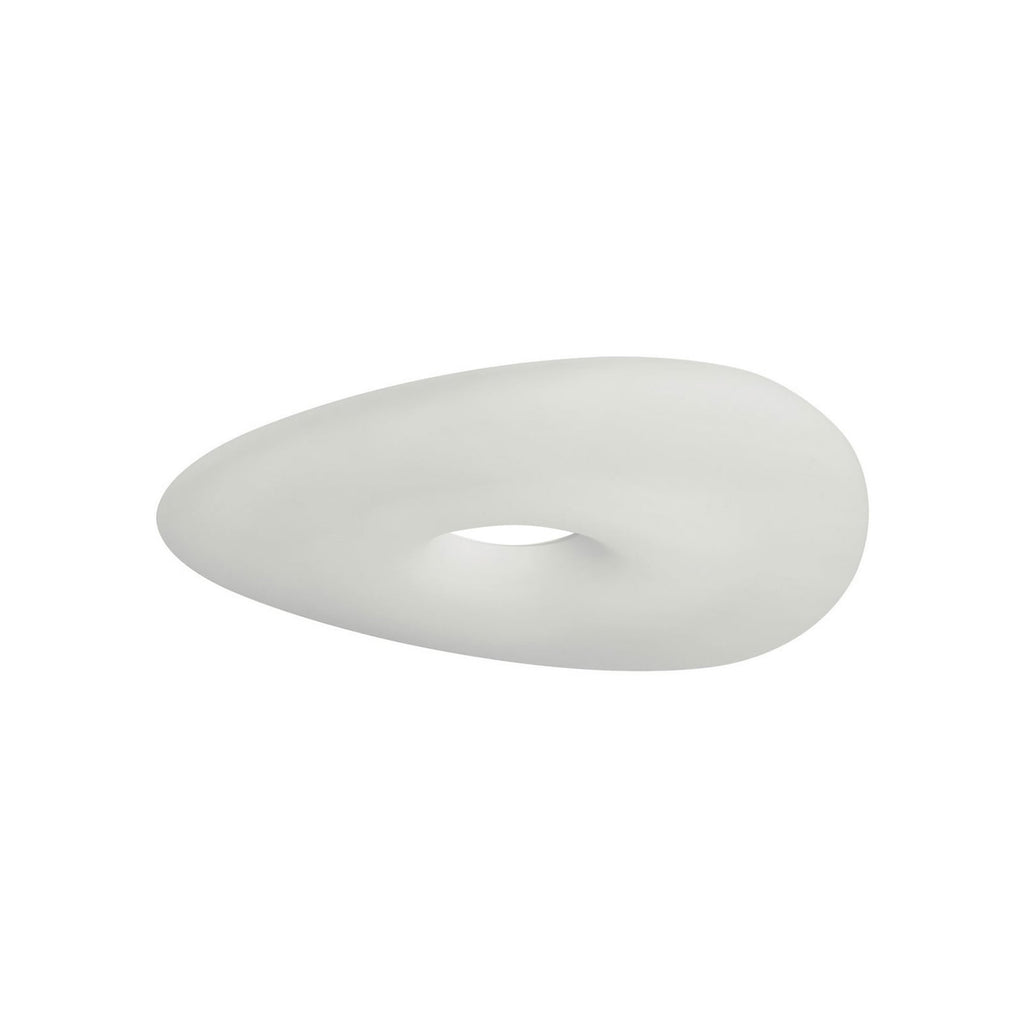 LED taklampe Mr. Magoo dimbar Ø76 cm hvit bakside
