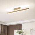 LED taklampe Mylosh dimbar CCT gull 110 cm aluminium forfra