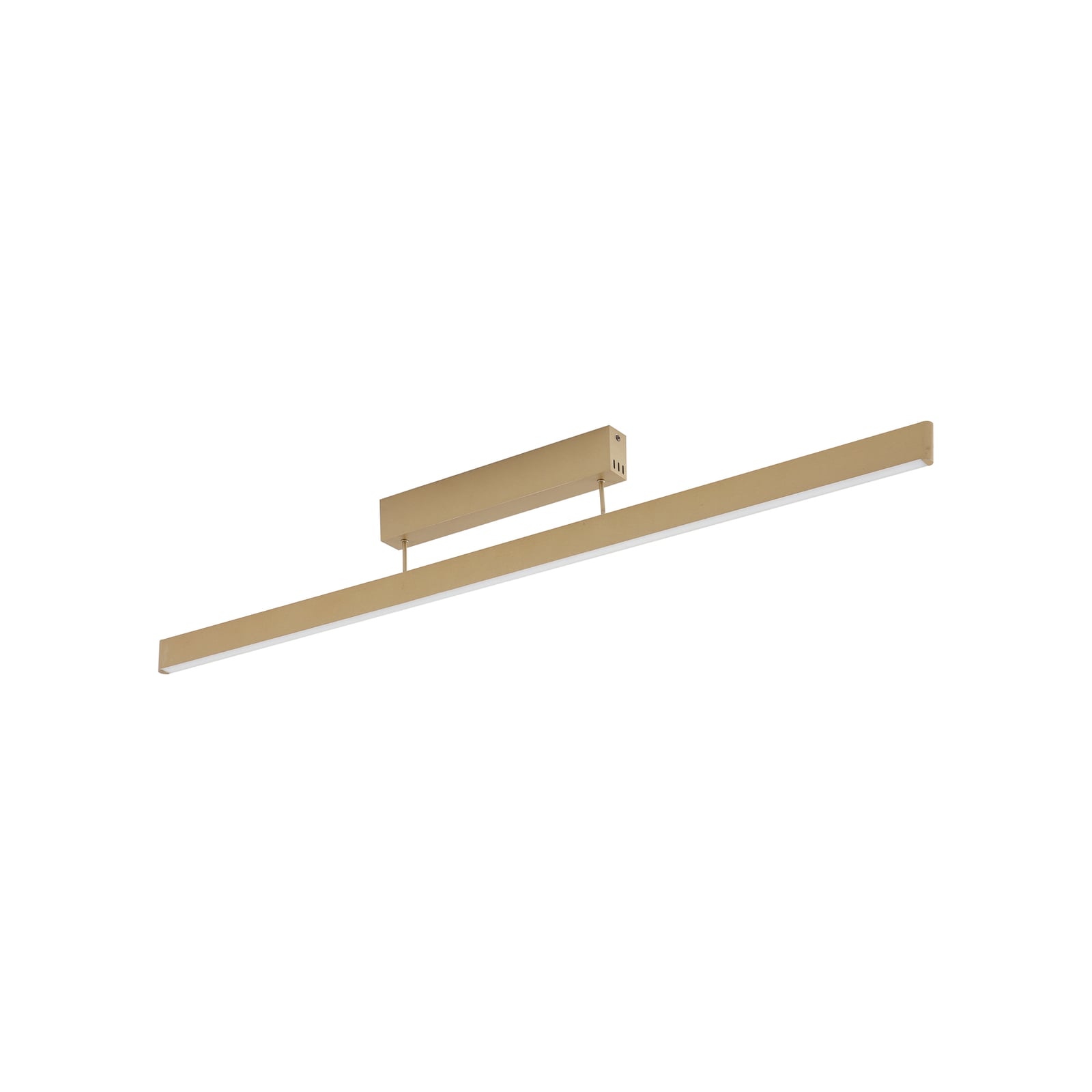 LED taklampe Mylosh dimbar CCT gull 110 cm aluminium detalj