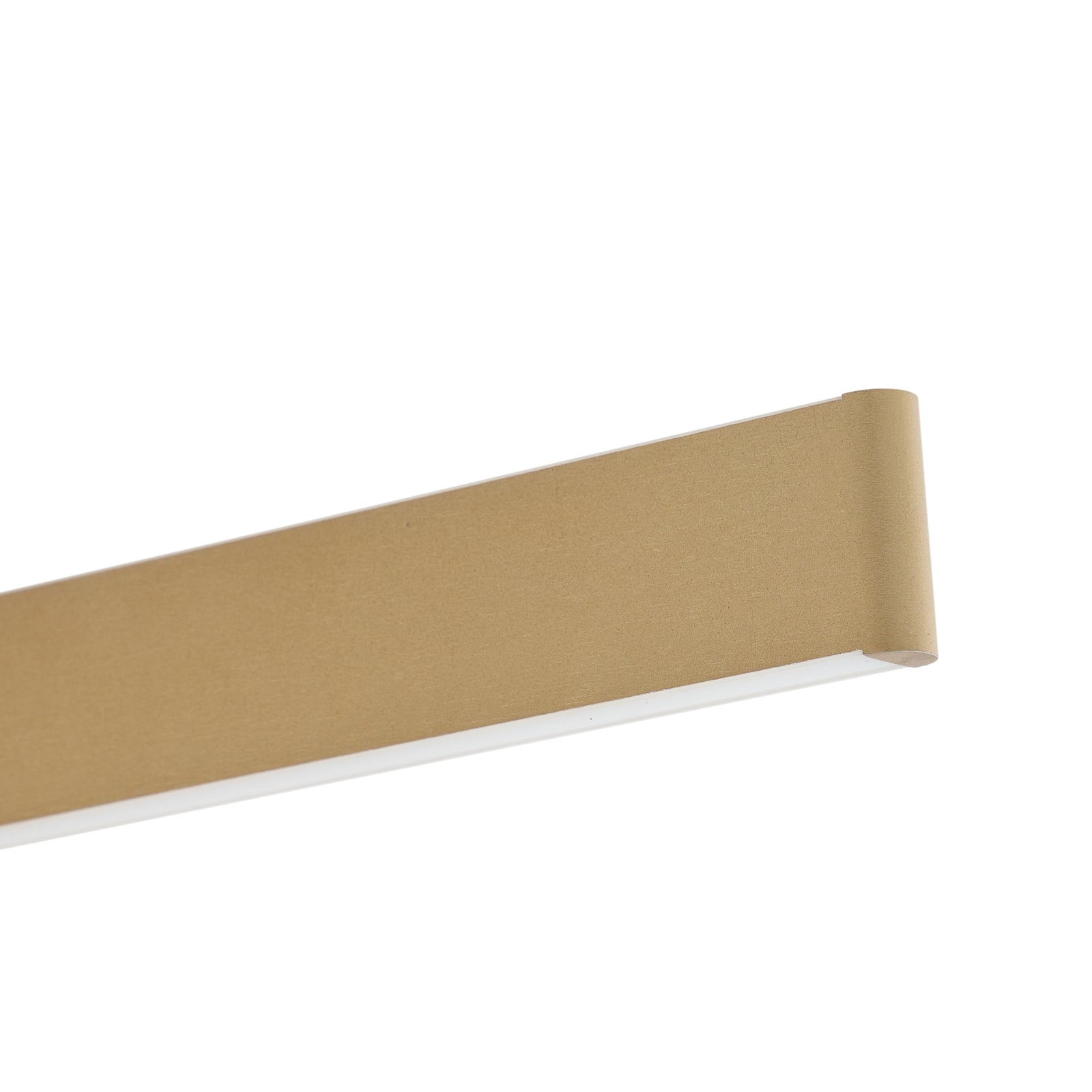 LED taklampe Mylosh dimbar CCT gull 110 cm aluminium nærbilde