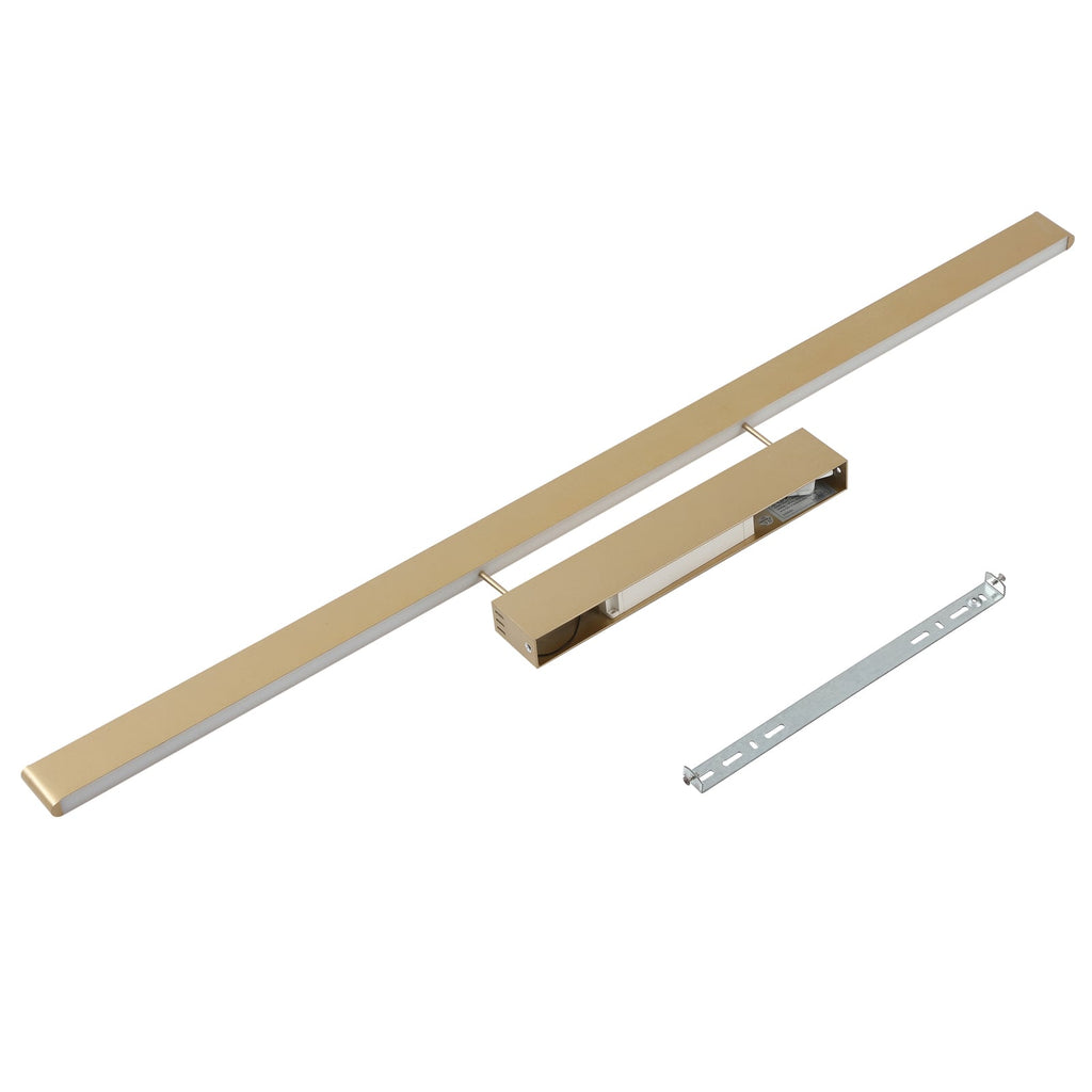 LED taklampe Mylosh dimbar CCT gull 110 cm aluminium lysmodus universal hvit