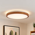 LED taklampe Mynte rund trefarget forfra