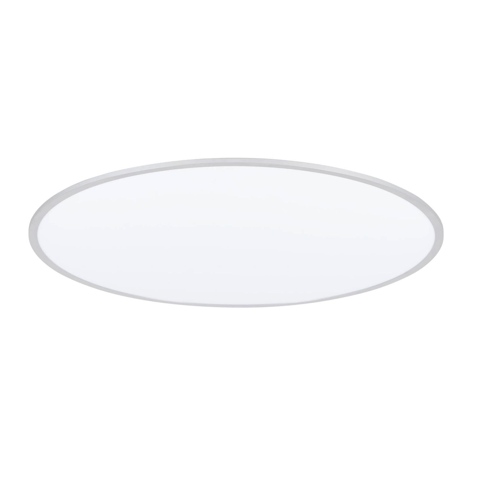 LED taklampe Narima rund sølv Ø100 cm detalj av materiale