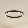 LED taklampe Neor ringformet svart foran