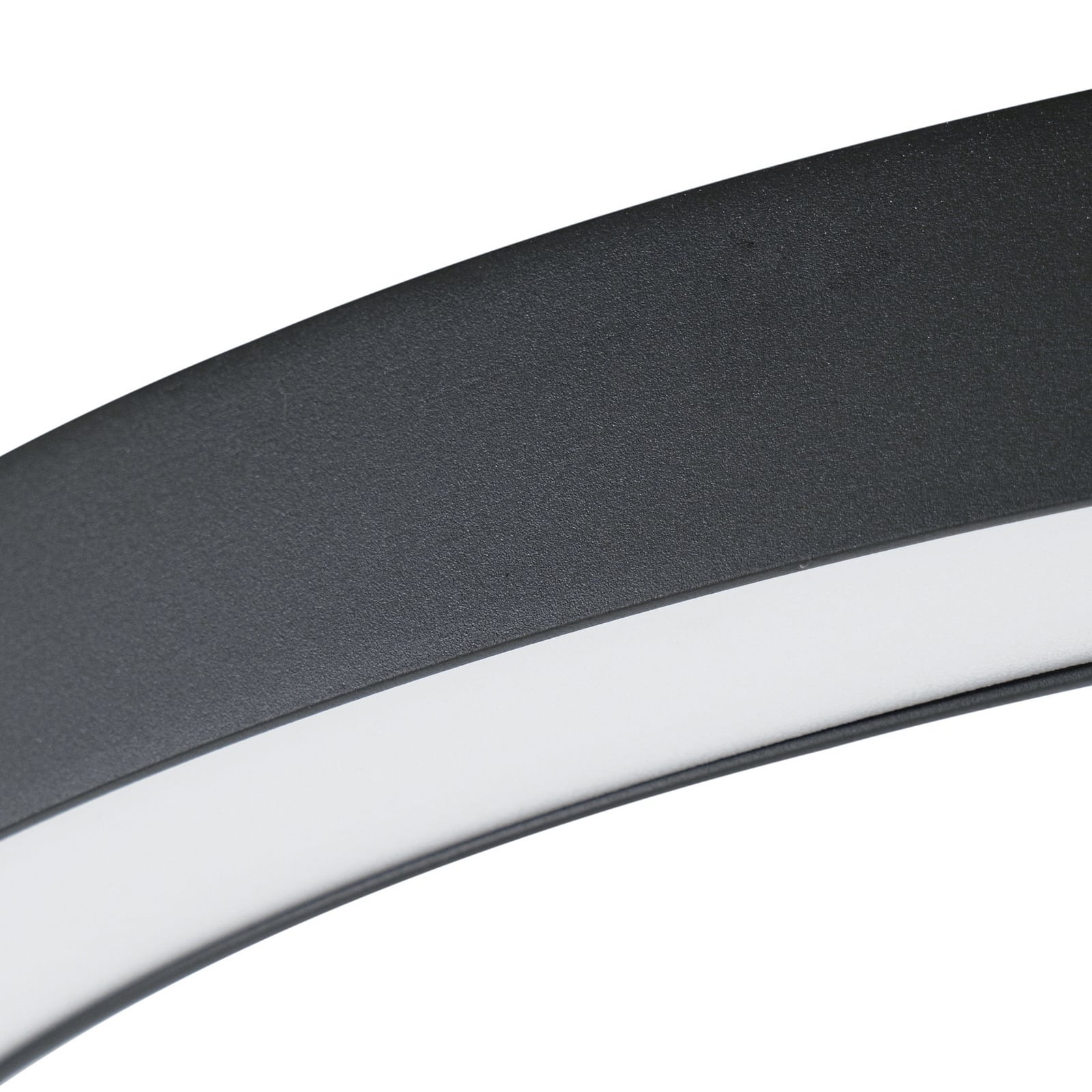 LED taklampe Neor ringformet svart lysmodus