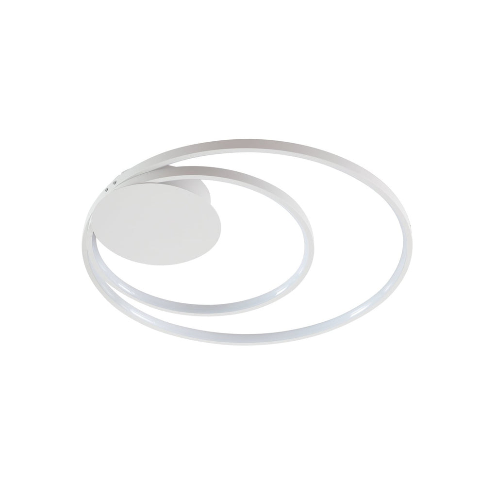 LED taklampe Nerwin dimbar hvit aluminium montert i rom