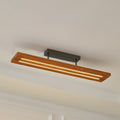 LED taklampe Nesaja dimbar furu/svart 98 cm forfra