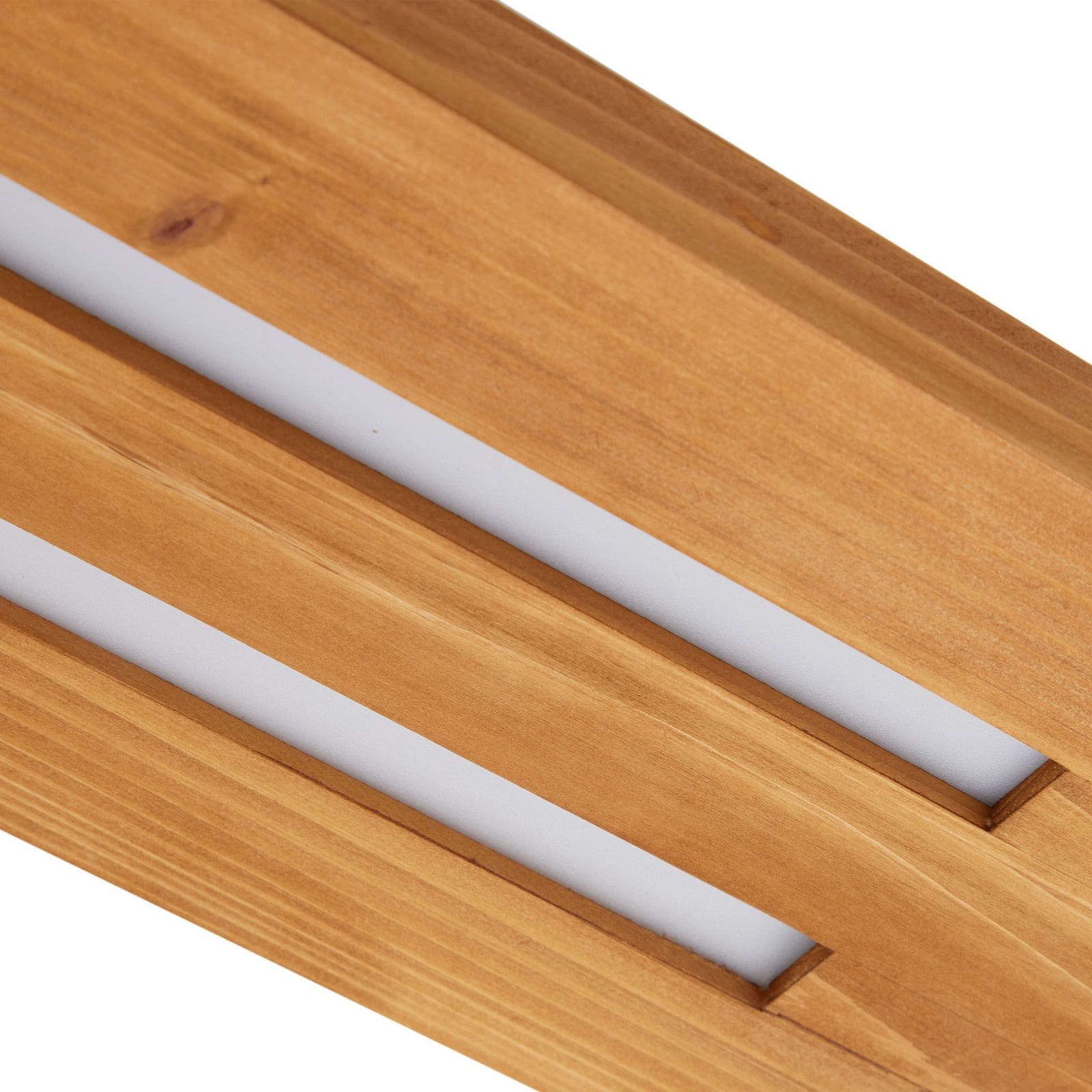LED taklampe Nesaja dimbar furu/svart 98 cm LED stripe underside