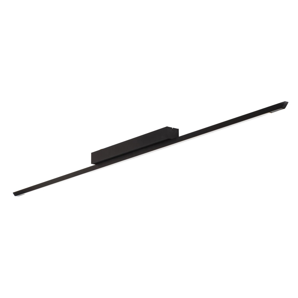 LED taklampe Niara dimbar svart eloxal 168 cm detalj