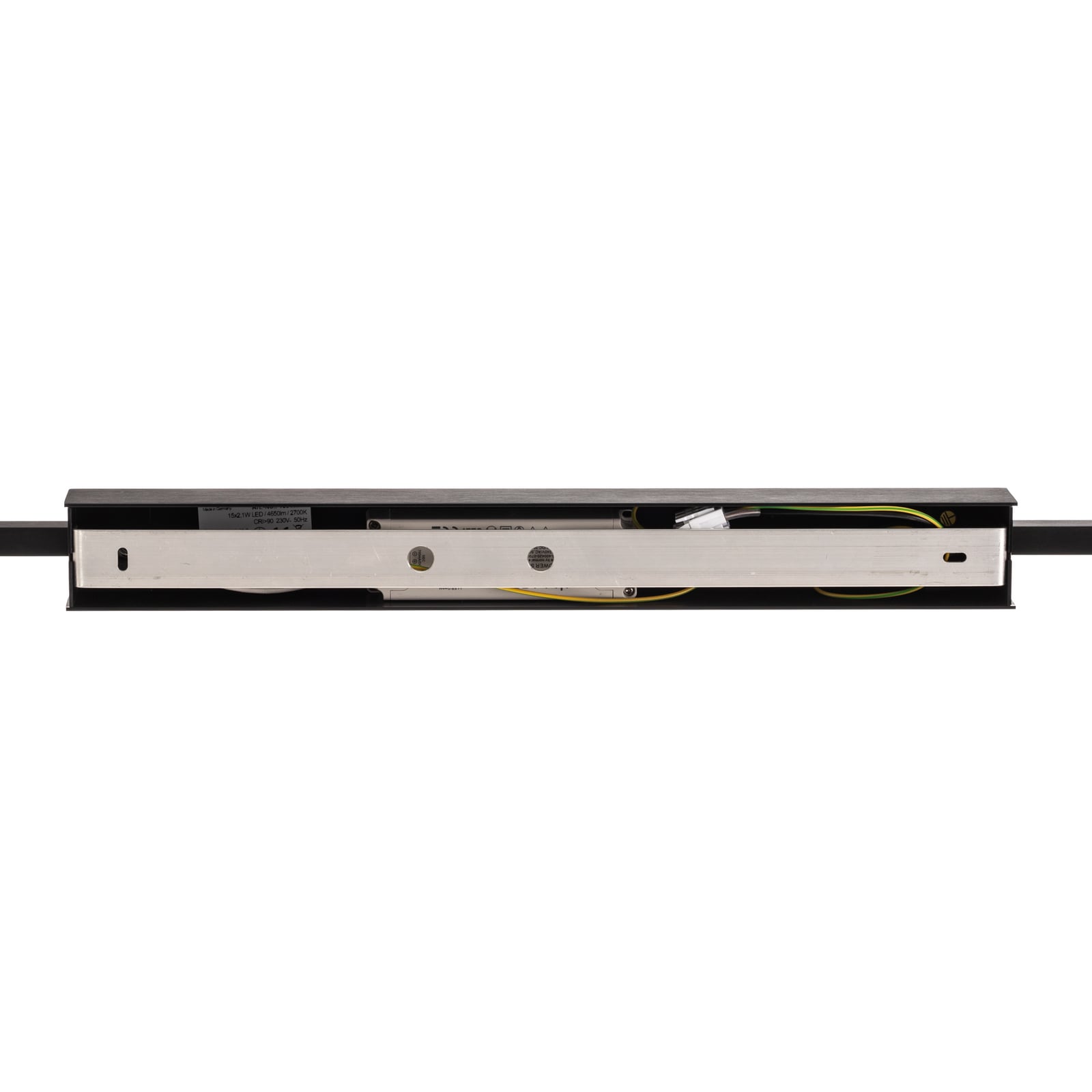 LED taklampe Niara dimbar svart eloxal 168 cm dimmerknapp